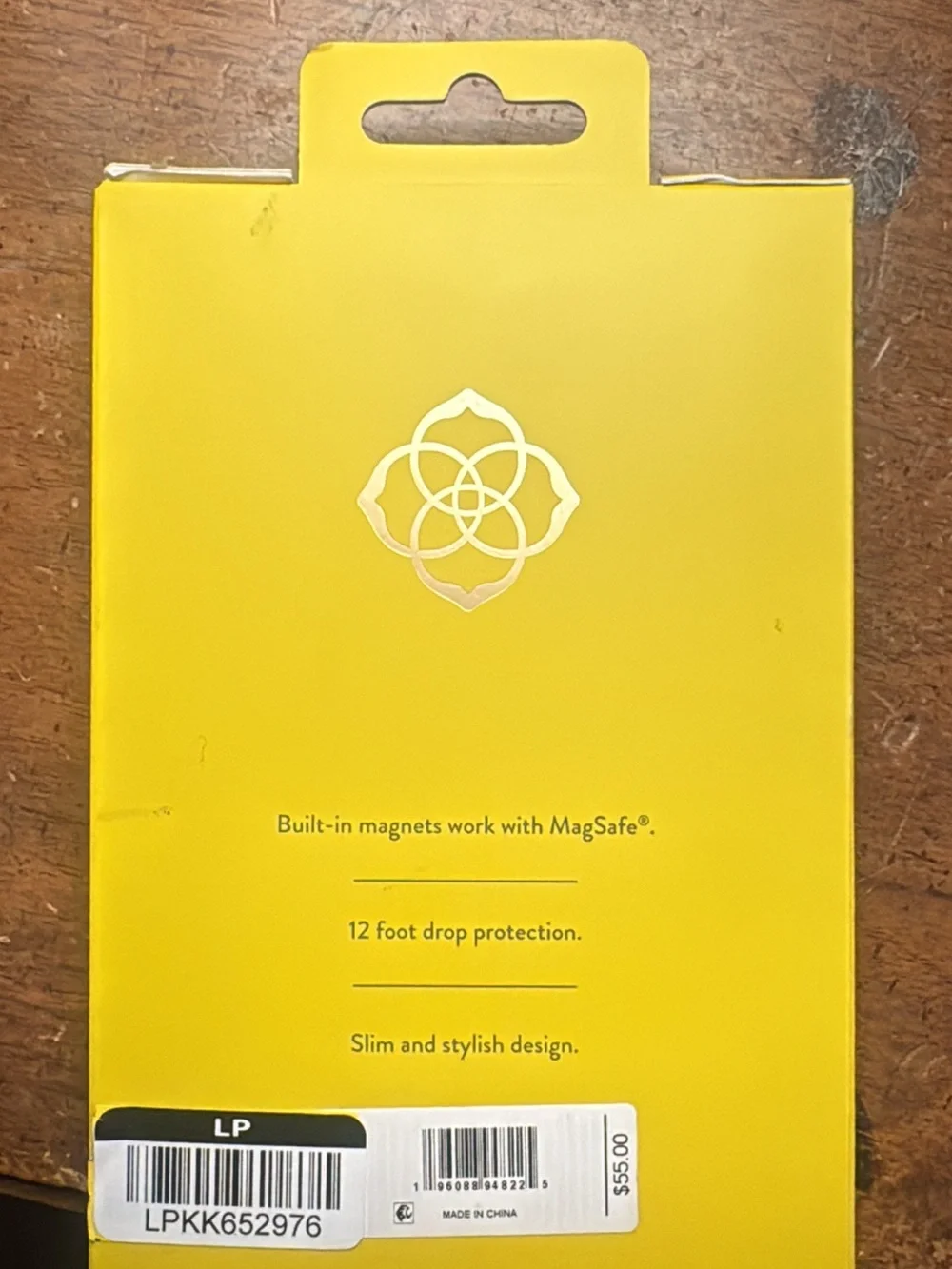 Kendra Scott Iridescent Purple and Gold MagSafe Compatible Phone Case